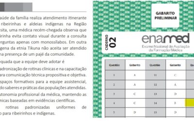 Gabarito do Enamed gera polêmica em questão sobre comunidades ribeirinhas: ‘Nem o Inep está a favor dos indígenas?’