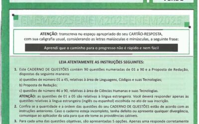 Gabarito oficial do 1º dia do Enem terá divulgação antecipada; saiba como será mudança feita pelo MEC
