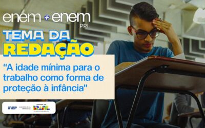 Reaplicação do Enem 2025: ‘A idade mínima para o trabalho como forma de proteção à infância’ é tema da redação