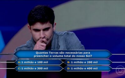 ‘Quantas Terras cabem no Sol?’: engenheiro erra pergunta e perde chance de ganhar R$ 1 milhão; veja se você acertaria